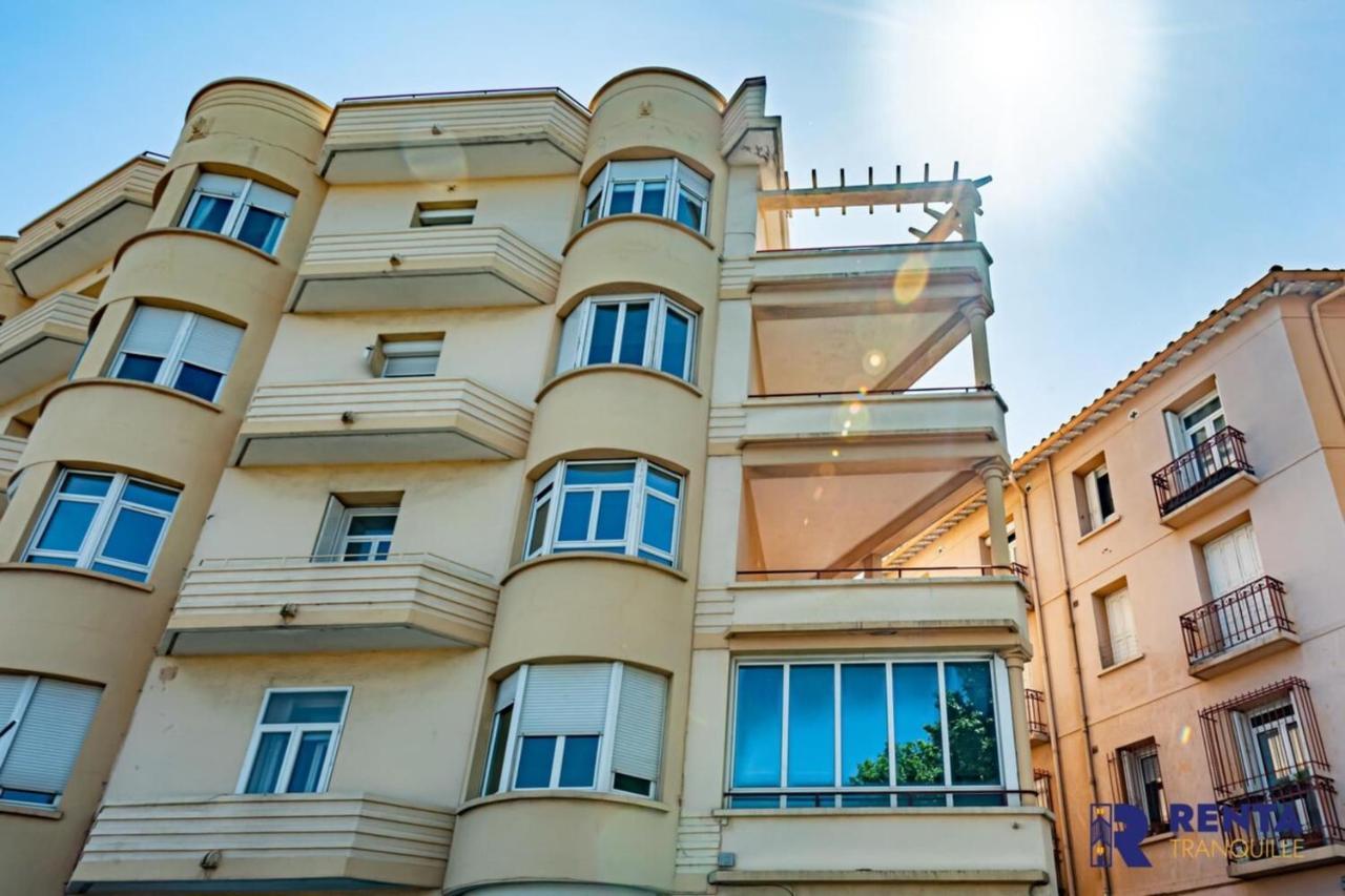 페르피냥 Sous Le Signe De L'Art Deco Vue Magnifique 아파트 외부 사진